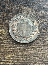 1931 B Switzerland 2 Two Rappen Bronze Rare Vintage Actual Coin TC179*