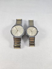 MOVADO BOLD HORIZON 3601075 SILVER DIAL 2 TONE GOLD SILVER SWISS MENS WATCHS