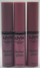 3PC NYX Butter Gloss SET  0.27 FL OZ EACH  FAST SHIPPING  SEALED  NEW