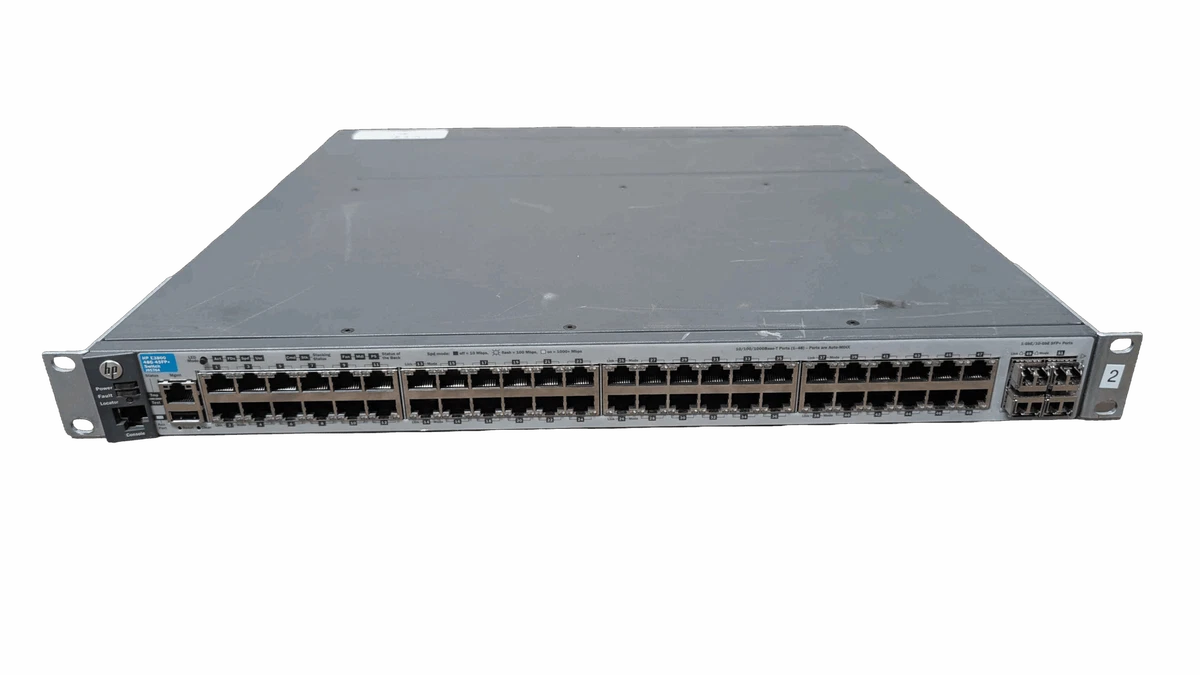 Switch HP 48-Port Ethernet - EI with com: Unmanaged Network 