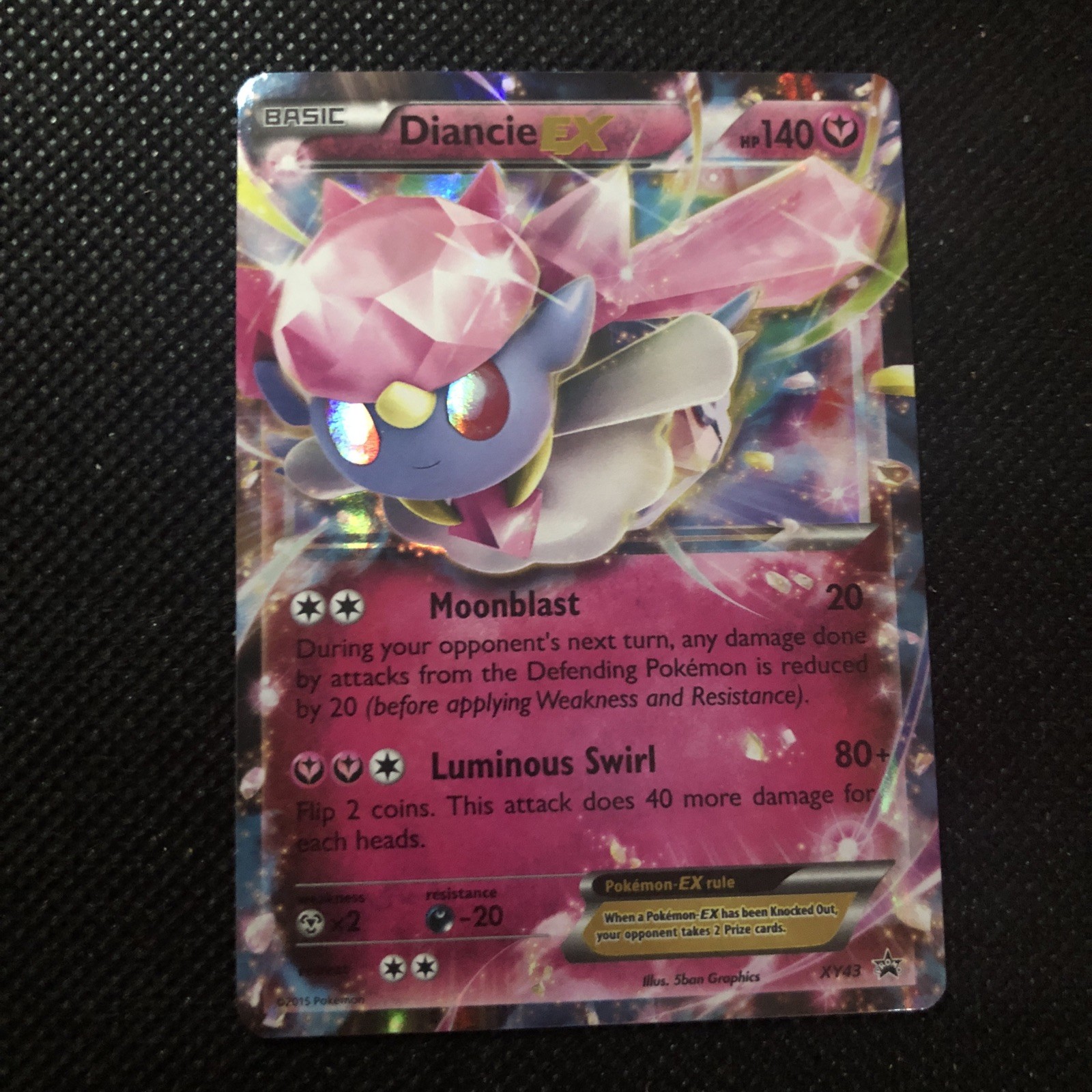 Diancie EX - XY43 - Ultra Rare Promo POKEMON XY PROMOS LP