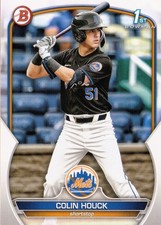 2023 Bowman Draft Colin Houck #BD-175 1st Bowman Card New York Mets