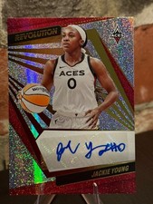 2022 Panini Revolution WNBA - Autographs #AG-JYG Jackie Young Aces Auto