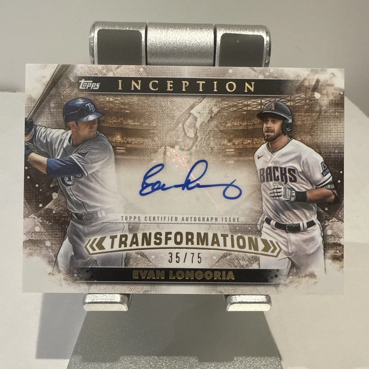 Evan Longoria Autographed Baseball Sports Trading Cards