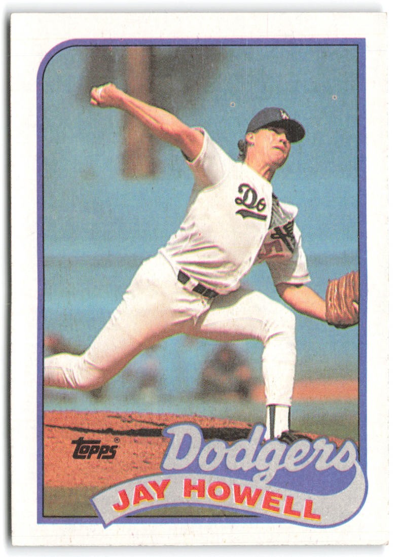 1989 Topps Jay Howell #425 Los Angeles Dodgers