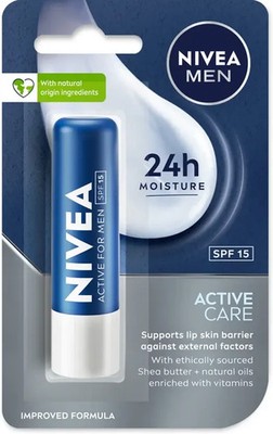 Nivea Men Men Care Lip Balm Active Care (Pack of: 1, 4.8 g)