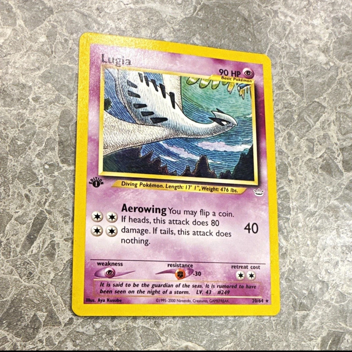 25+ Lugia Pokémon TCG Neo Revelation Individual Collectible Card