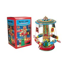 Schylling Vintage Replica Toys Rocket Ride Carousel EX/NM