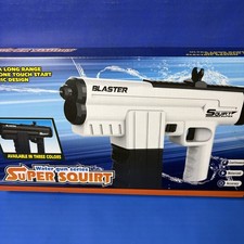Motorized Water Gun Blaster NEW In Box WHITE Continuous Accurate Super Squirt