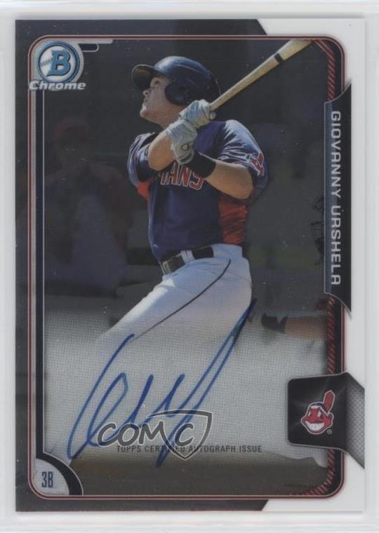 2015 Bowman Chrome Prospects Auto Gio Urshela Giovanny Urshela #BCAP-GU Auto 0l1