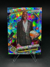 2025 Panini Prizm WNBA Dominique Malonga #144 Variation Cracked Ice Storm RC