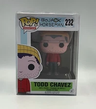 NIB Funko Pop BoJack Horseman Figure Todd Chavez #232 w/ Red and Yellow Accents