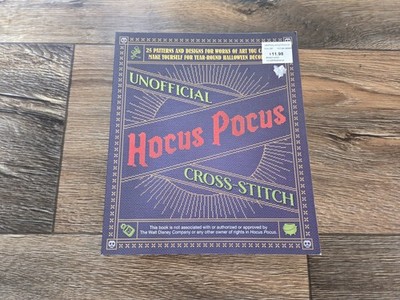 Unofficial Hocus Pocus Cross-Stitch Soft Cover Book of 25 Patterns Ulysses Press