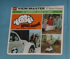 vintage HERBIE RIDES AGAIN VIEW-MASTER REELS packet with booklet
