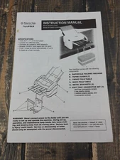 Martin Yale RapidFOLD Model P7200 (110v) / P720022 (220V) Instruction Manual