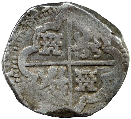 NGC AU-55 1615-21 Spanish 4 Reales Genuine 1600s Silver Pirate