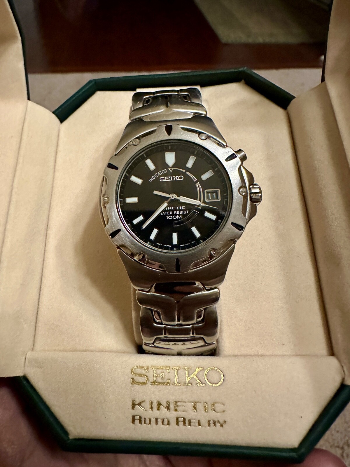 Couronne Seiko Originale N.O.S. Pour Montres Kinetic - Réf. 8K70AWSNW1, 5M62, 7T62