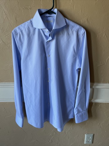 Blue Plaid 37 / 14.5 AF22 | eBay