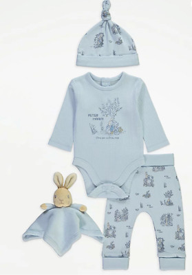 Baby Peter Rabbit 4-teiliges Set 3/6 Monate Farbe ist schöner als auf dem Foto