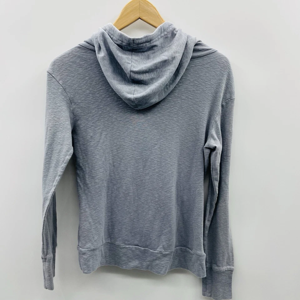 Columbia Mujer Talla XS Cuello Embudo Sudadera Pullover con Capucha en Gris 1983 Foto 3 de 4