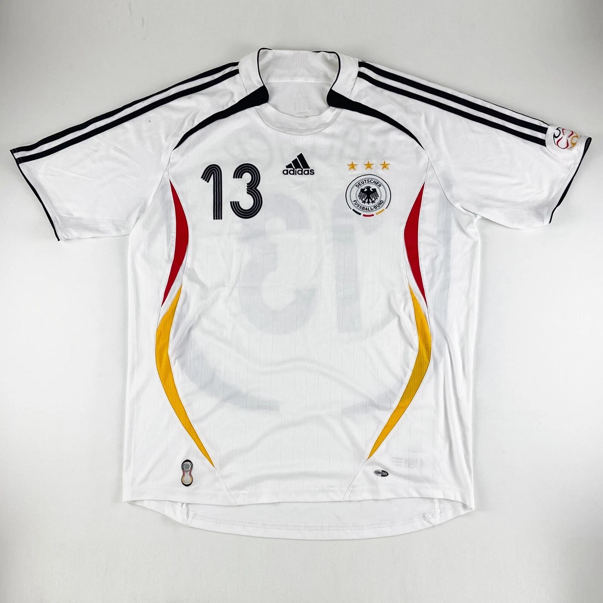 Michael Ballack Allemagne Deutschland 2006 Coupe du Monde Blanc Rétro