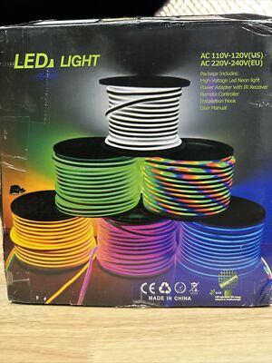KERTME RGB LED Neon Light Strip, 65.6 ft, (Red, Green, Blue) 