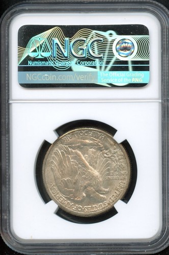 NGC - Walking Liberty Half Dollar - 50c - 1947 D - MS 66 - Picture 2 of 2