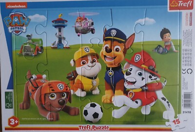 Rahmenpuzzle PAW PATROL 15 Teilig Ab 3 Jahre von Trefl Lernspielzeug