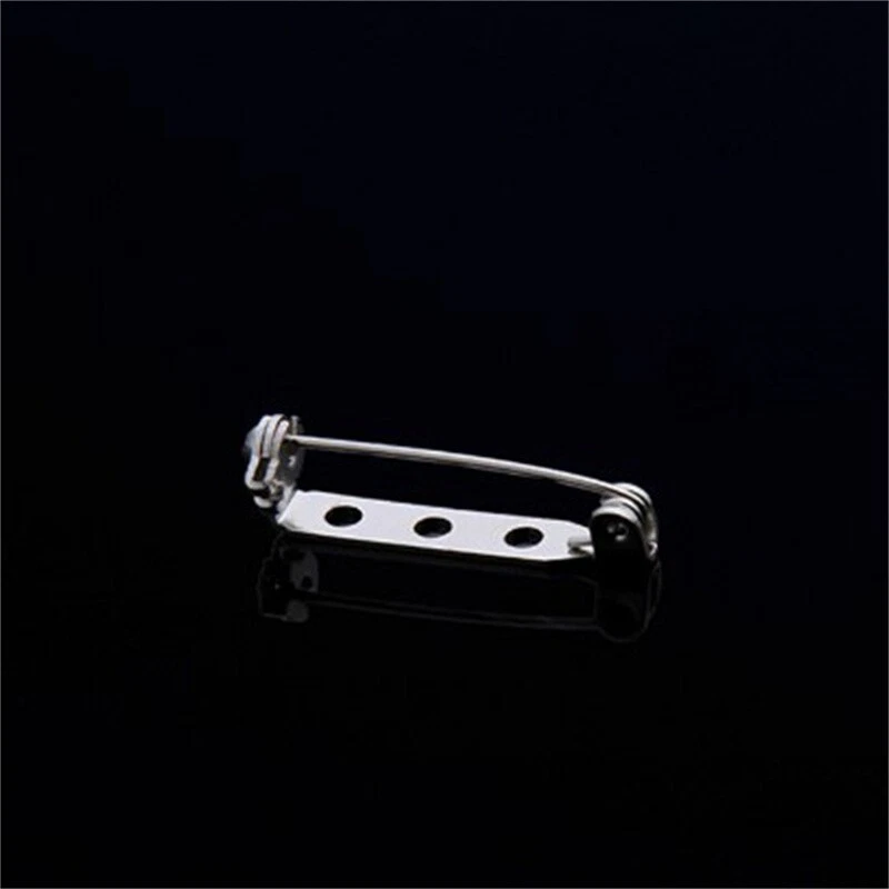 Brooches Back Bar Jewelry DIY Making Findings Accessory Safety Pins 50Pcs - Image 2 of 4