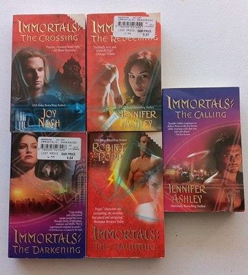 The Immortals - 5 Paperback Books by Robin Popp, Jennifer Ashley & Joy Nash