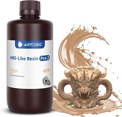 ANYCUBIC ABS-Like Pro 2 Resin 3KG/5KG/10KG 3D Printer Resin High Precision Lot