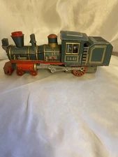 1960's Modern Toys Locomotive Train Japan  Litho Tin Untested