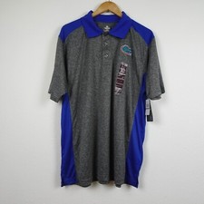 UF Florida Gators Polo Shirt Men's Size XL Gray Logo Embroidered Golf Outdoor