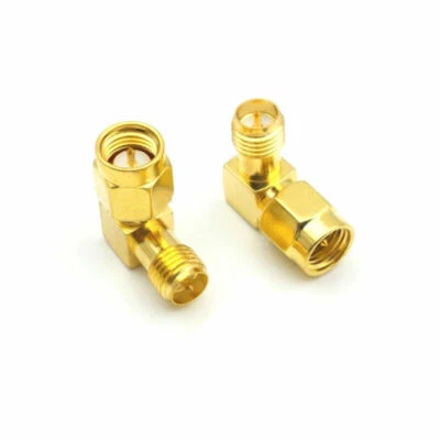 SMA male to RP female Adapter 90° degree Right Angle RF Radio Coaxial Connector