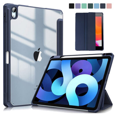 For iPad 5 /6th 7th 8th 9th Gen Air Mini 4 5 6 Pro 11'' Leather Stand Case Cover
