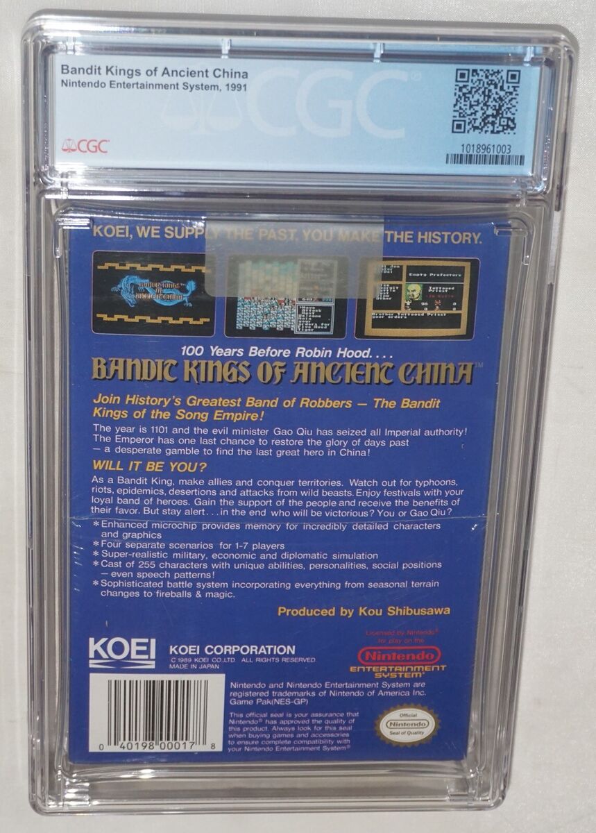 Bandit Kings of Ancient China (Nintendo Entertainment System Bandit Kings of Ancient China (Nintendo Entertainment System