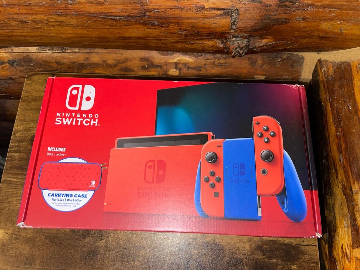 Nintendo Switch - Mario Red & Blue Edition - Brand New Nintendo Switch - Mario Red & Blue Edition - Brand New