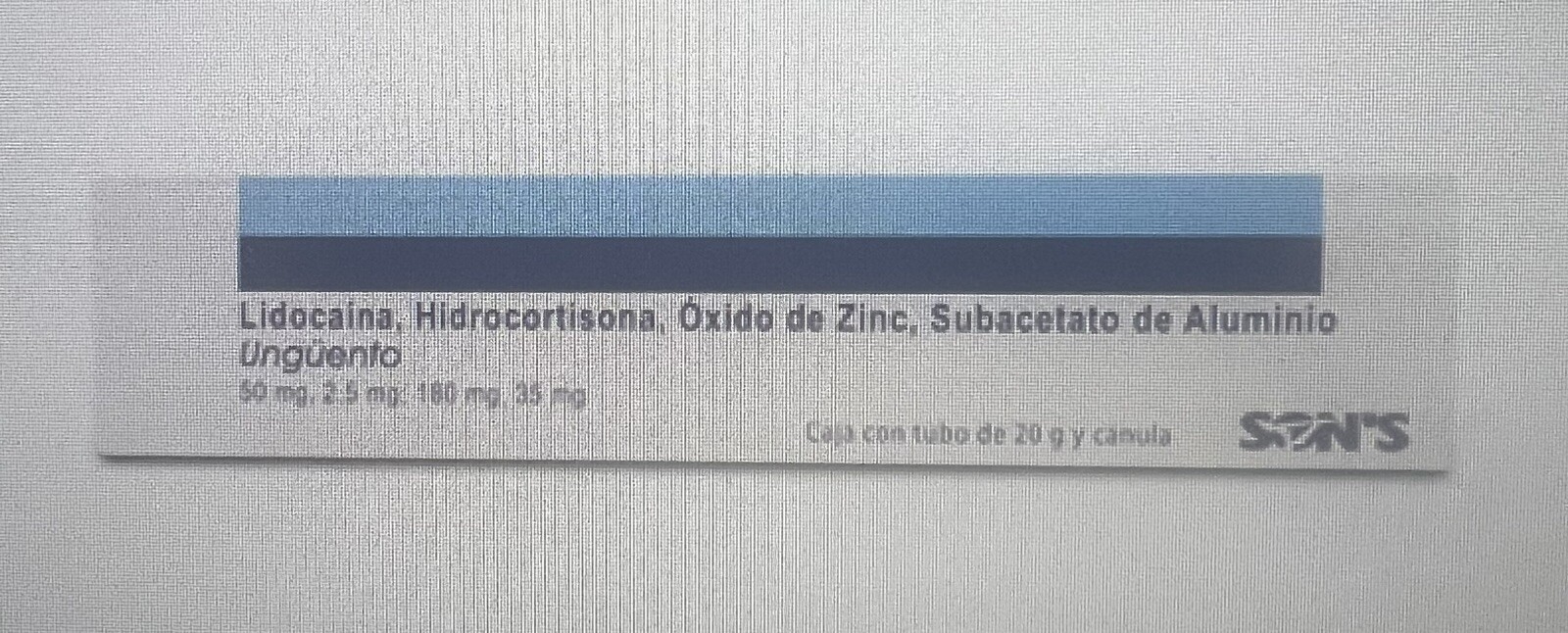Hydrocortisone Hemorrhoid Ointment cream with Zinc Oxide. 20g eBay