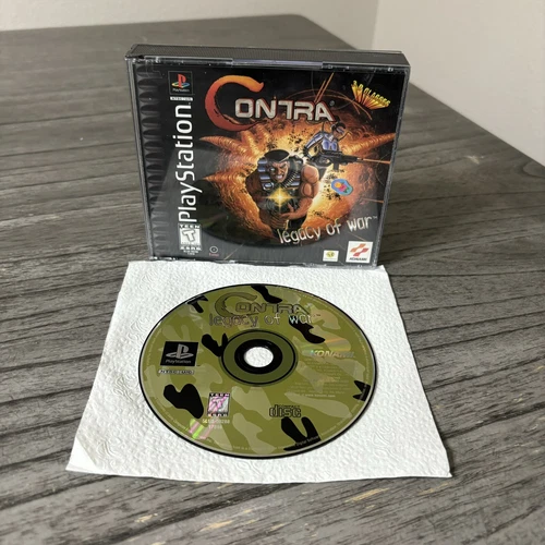 Contra: Legacy of War (Sony PlayStation 1, 1996) PS1 Tested No Manual