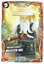 Lego ninjago Series 6 Die Insel TCG Card No. 44 Wise Legacy Master Wu