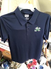 notre dame polo shirt medium