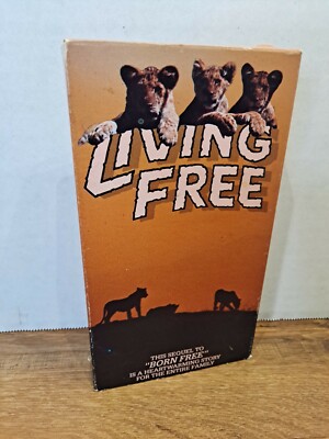 Living Free - Born Free - 1972 / 1988 - VHS Movie - GOOD