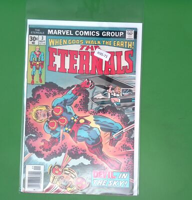 ETERNALS #3 VOL. 1 7.0 1ST APP NEWSSTAND MARVEL COMIC BOOK H35-71