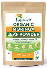 Organic Moringa Leaf Powder Drumstick Leaf Powder, Shigru for Healthy Life 200GM