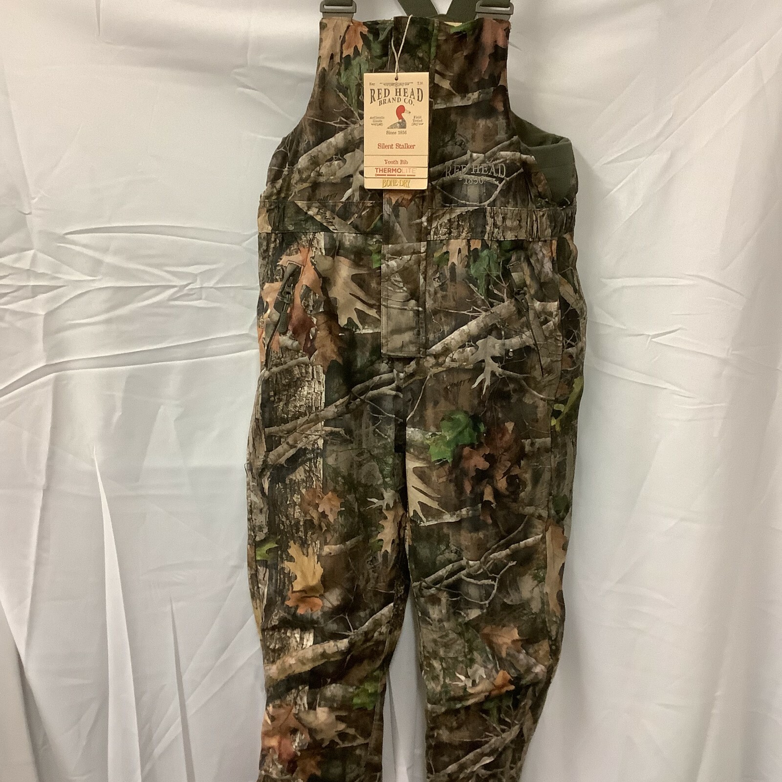 Redhead Camo Overalls Suit Hunting Youth Size 14 Bodysuit academico