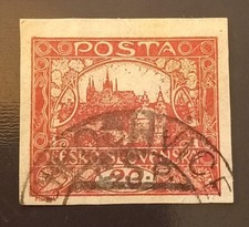Briefmarke Tschechoslowakei 1918 Nr. 9 yt