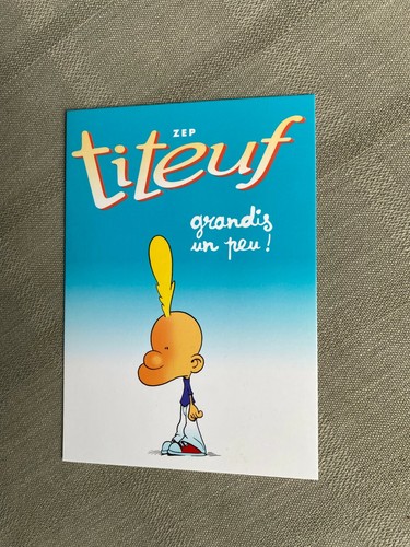 Zep Titeuf Postcard for the Release of Volume 14 in 2015 in Mint Condition - Picture 1 of 2