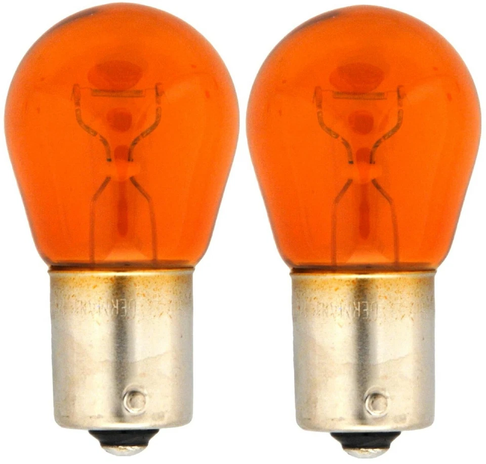 Philips LongerLife 7507 PY21W 21W Dos Bombillas Señal de Giro Trasero Reemplazar Lámpara de Stock Foto 3 de 4