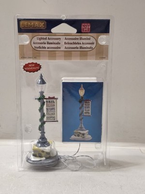 Lemax Light Accessory Vail Holiday Welcome Light Post #54464 Village