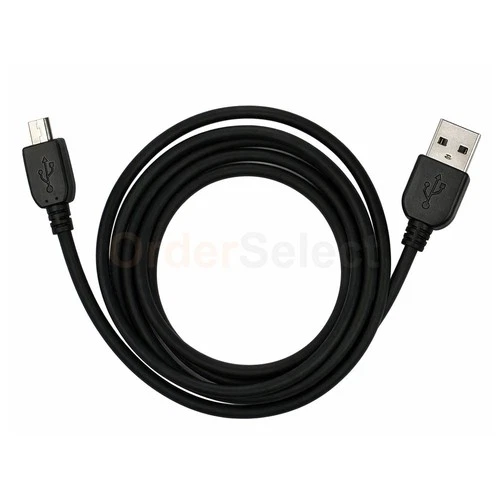 Black 3FT 2.0 USB Cable Type A to Mini B Male to Male 5 PIN for Camera